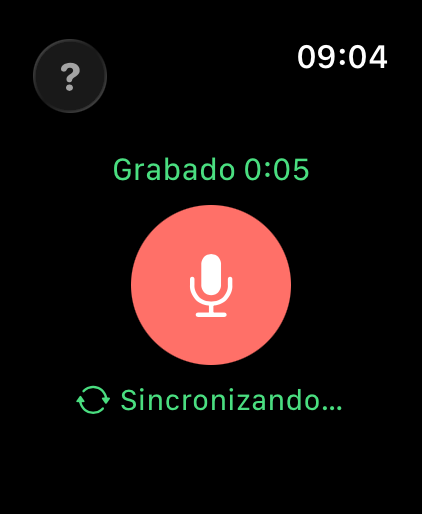 Grabación completada, sincronizando con el servidor