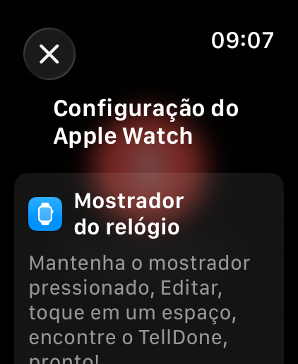 Folha de dicas de configuração