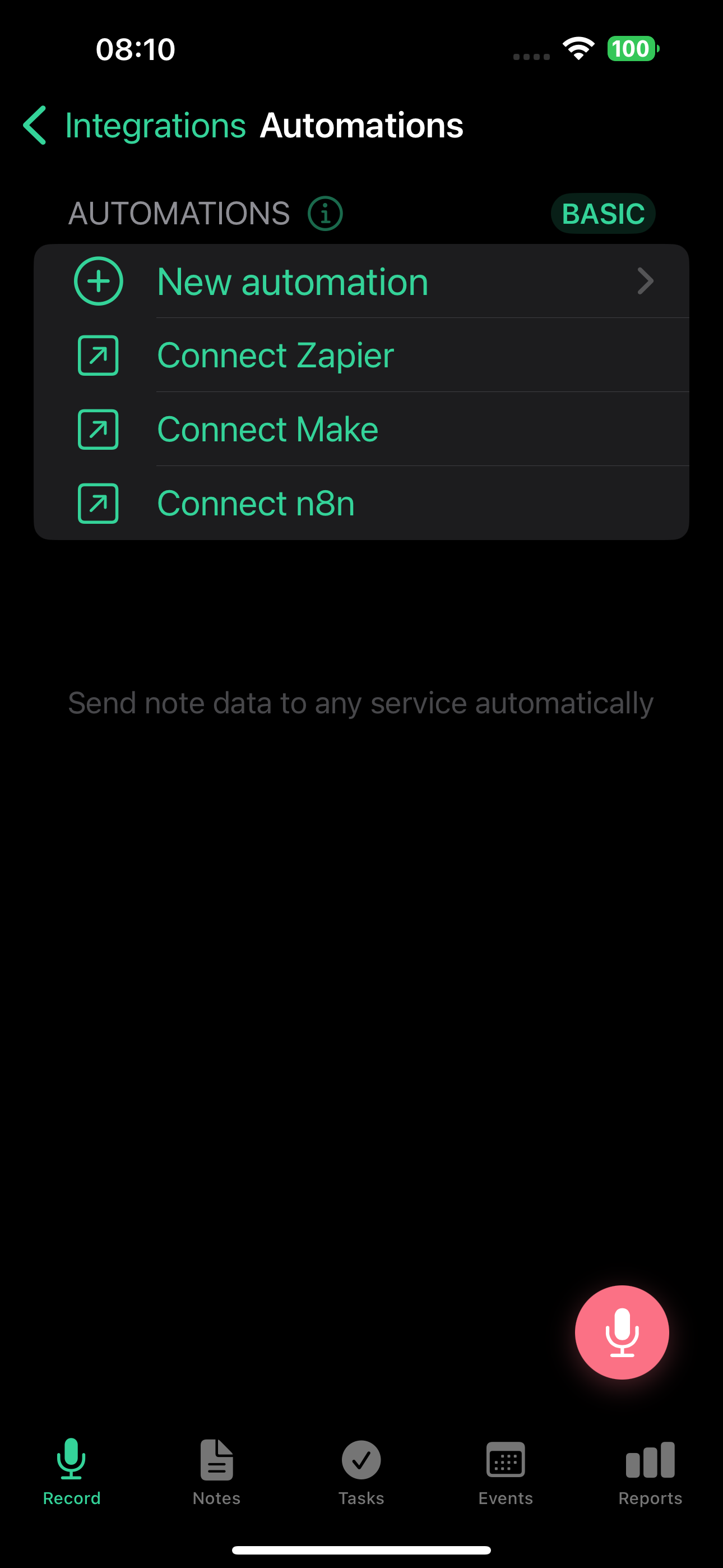 Podešavanja automatizacija za Zapier, Make i n8n