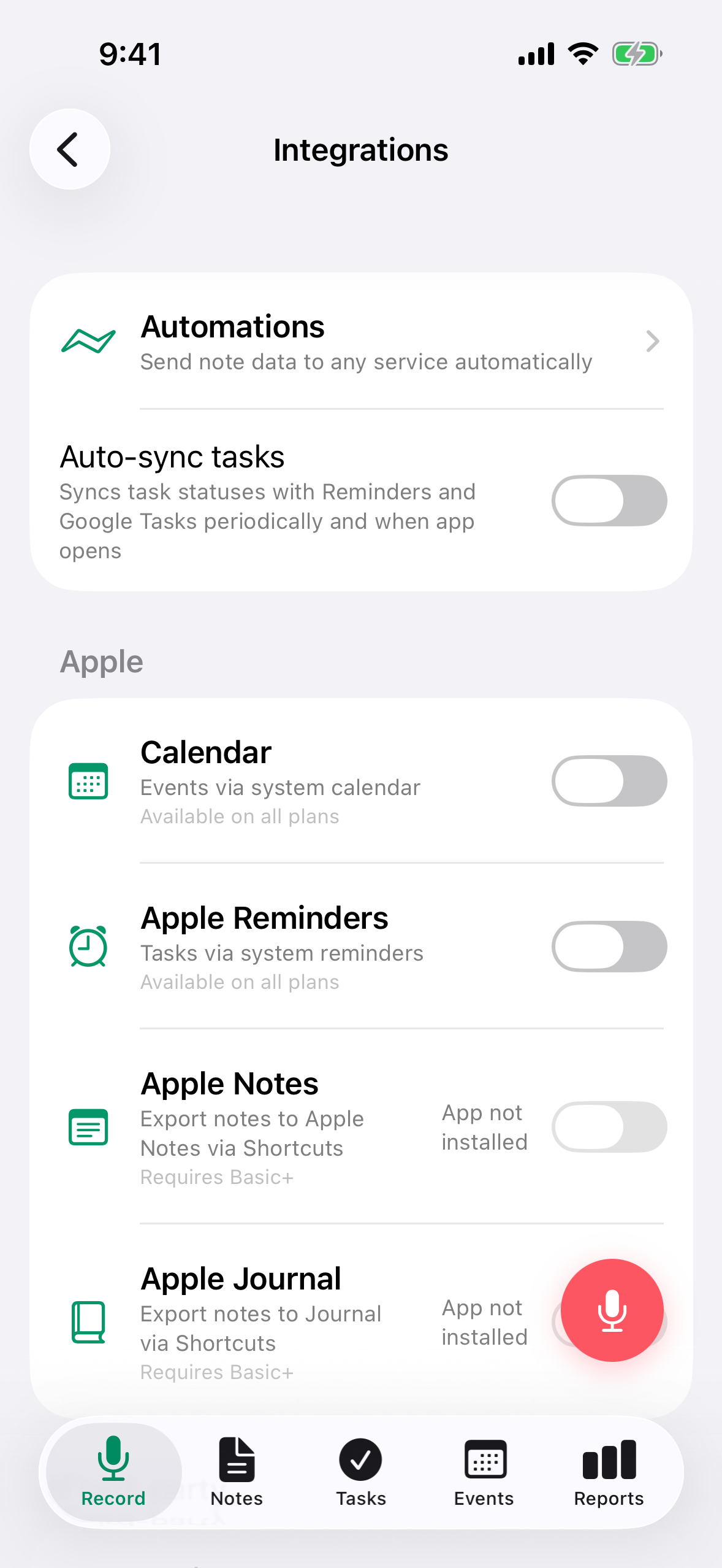 Ekran integracija na iPhone-u