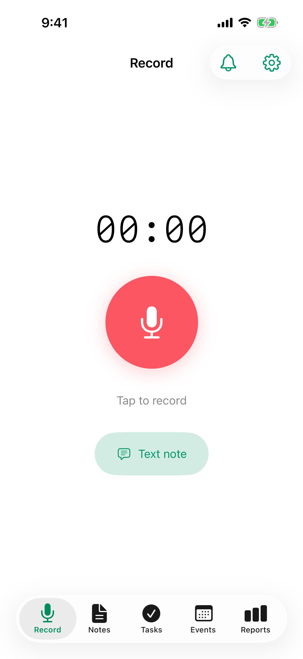 Ekran za snimanje u mirovanju na iPhone-u